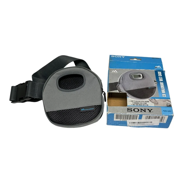 SONY ATRAC CD Walkman CD Player Portable Discman Belt Waist Carry Case