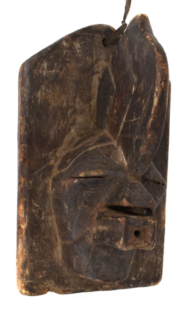 Songye Kifwebe Neck Mask Large Pendant Congo African Art