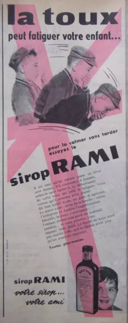 Publicité Sirop Rami La Toux Peut Fatiguer Votre Enfant