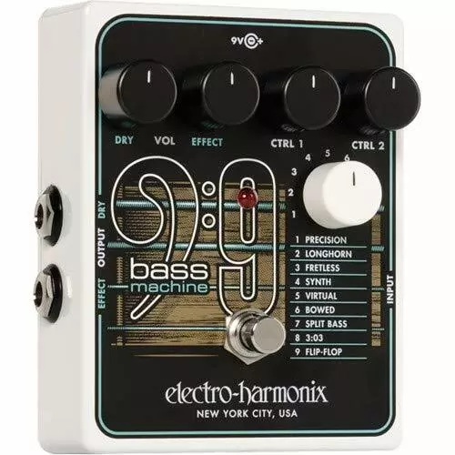 New Electro-Harmonix Bass 9 Bass Machine Guitar Synth Effects From Japan