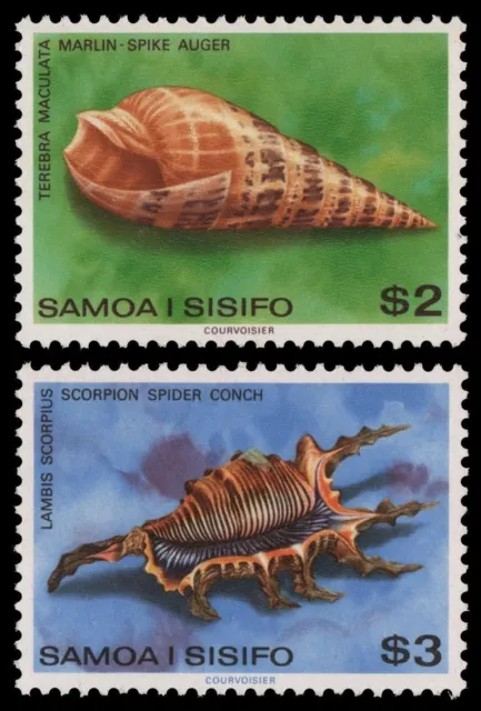 Samoa 1979 - Mi-Nr. 413-414 ** - MNH - Meeresschnecken / Marine snails