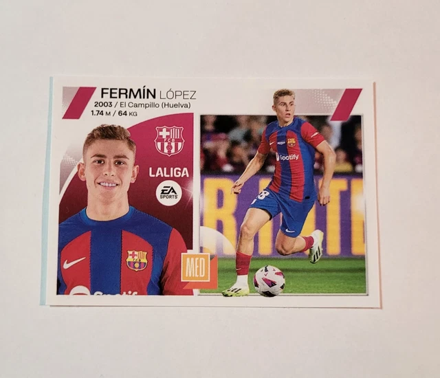 Carte Panini Megacrack La Liga 2023-24 N°106 BIS - Fermin RC Barcelone Rookie