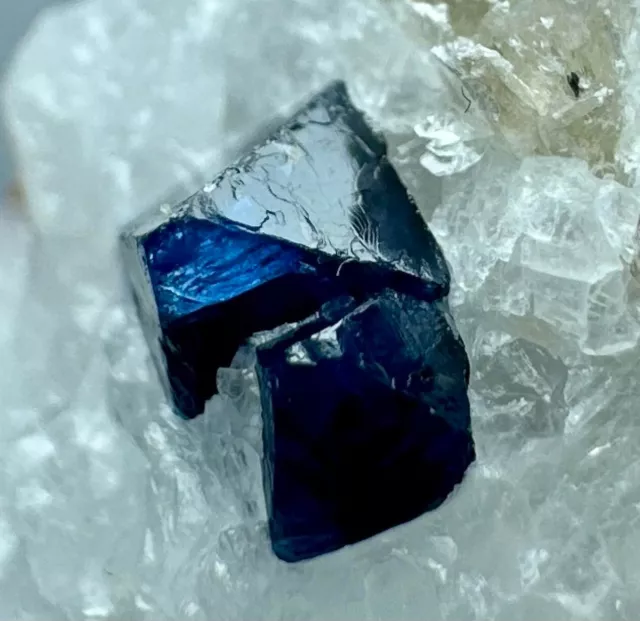 285 Carat Extremely Rare Pyramid Shape Blue Spinel Crystals On Matrix From @Pak