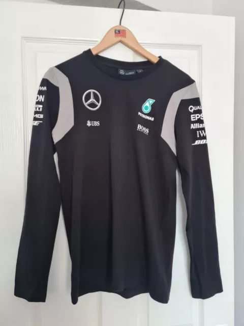 HUGO BOSS FORMULA 1 F1 Mercedes AMG Petronas Black Sweater Jumper Chest 40 49.99 PicClick UK