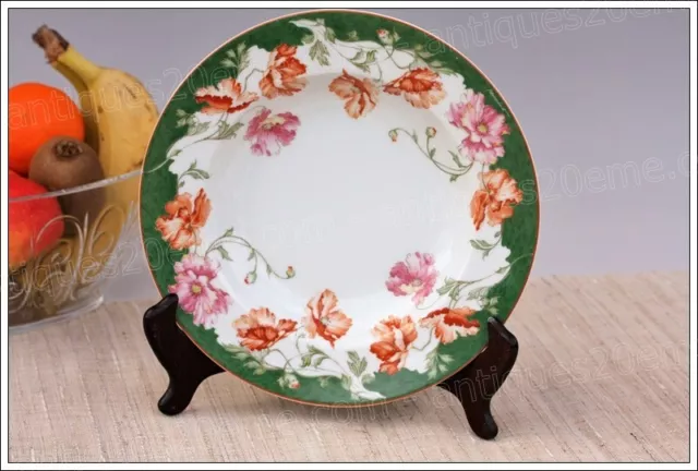 Assiette creuse en porcelaine de Limoges Bernardaud modèle Colette - Soup plate