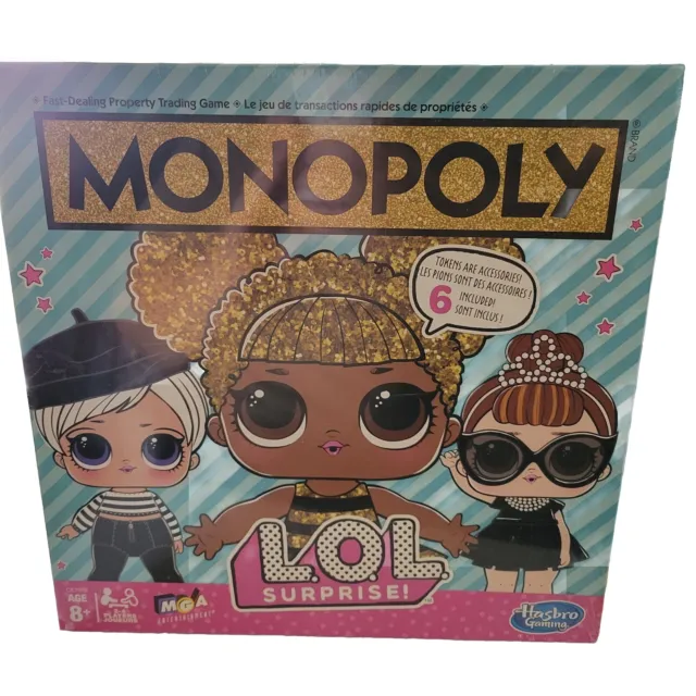 Kids L.O.L Surprise Monopoly Board Game. Sealed In Box.