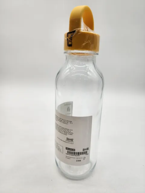  D-GROEE Botella de agua con pajita, botella de agua de