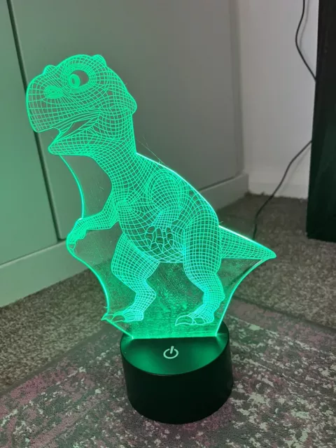 Colour Changing Dinosaur Led Night Light