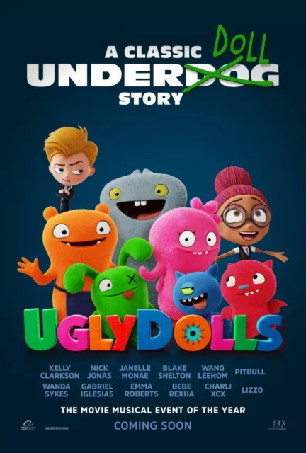 Ugly Dolls - original DS movie poster 27x40 D/S - FINAL
