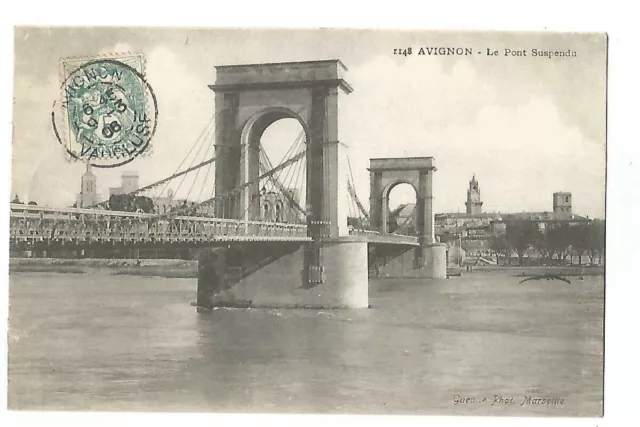 84 Avignon  Le Pont Suspendu