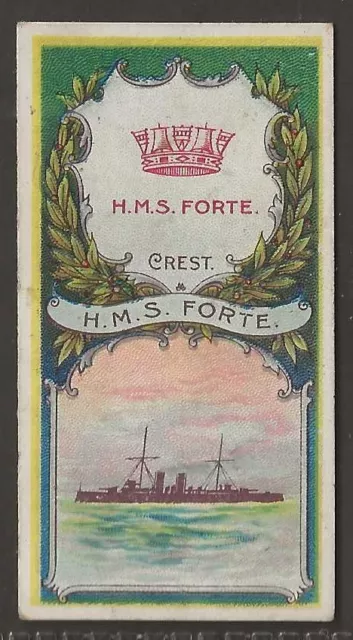 Hill (Rj)-Battleships & Crests 1901-#24- Hms Forte