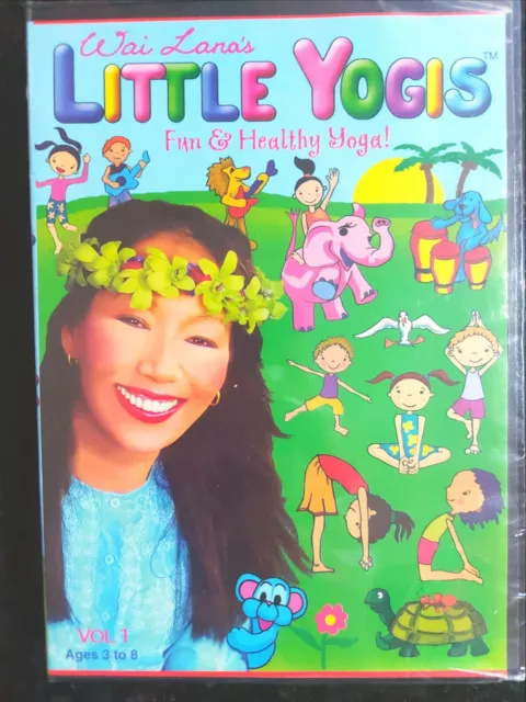 Little Yogis by Wai Lana- Fun & Healthy Yoga ( DVD ) Brand New & Sealed,FreePost