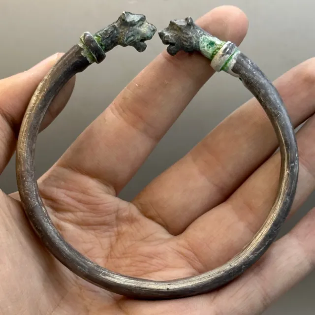 Museum Quality Ancient Greek Pure Silver Bangle - 2000+ Years Old