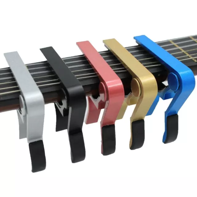 Aluminum Guitar Capo Spring Trigger Electric Acoustic Clamp Quick Change Release