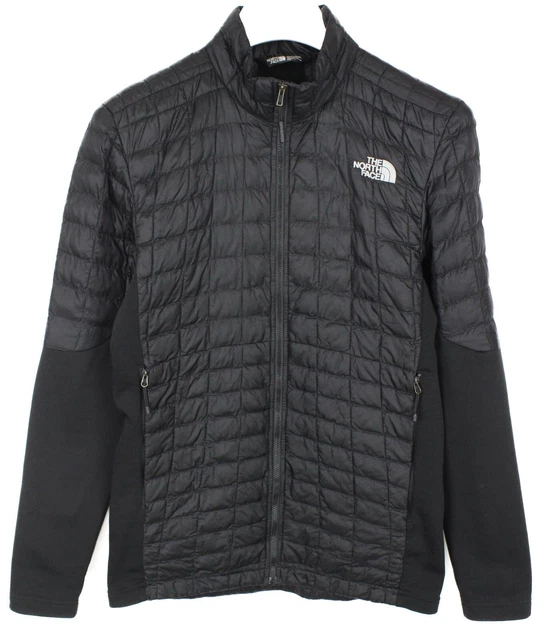 The North Face Thermoball Giacca Uomo Piccolo Completo Zip Trapuntato Finto Nero