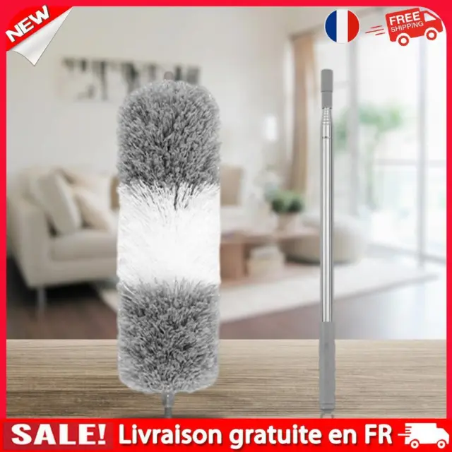 Cleaning Duster Household Tools Dust Removal Brush (Gray White set 2.5 m)