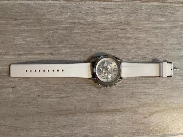 Michael Kors Bradshaw Silver Dial Ladies Chronograph Watch