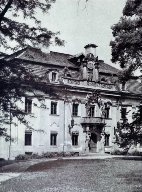 Kratzkau/ Kraskòw, Das Barockschloß (Schlesien) 1935