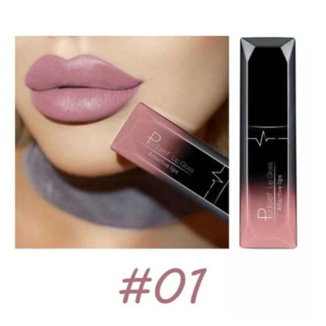 Maquillaje terciopelo mujer lápiz labial líquido duradero estera impermeable