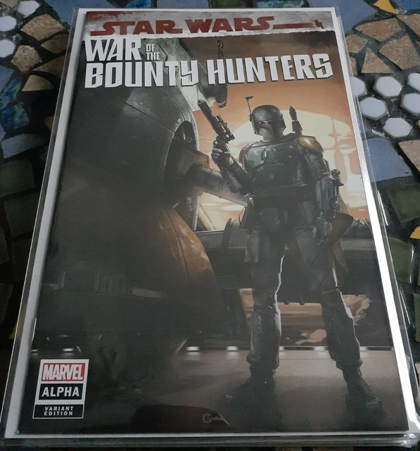 Star Wars War Of The Bounty Hunters Alpha 1 Clayton Crain Trade Variant Nm