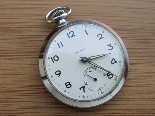 ANCIENNE MONTRE GOUSSET Antichoc ancre 16 rubis A REVISER EUR