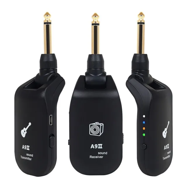Guitar System Wireless Transmitter Universal Plug 20Hz-20kHz 6.35mm ABS