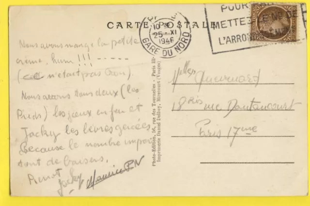 cpa 60 COYE the FOREST Grande Rue L'EGLISE et les Nouvelles SCHOOLS Tobacco New Year's Eve 2