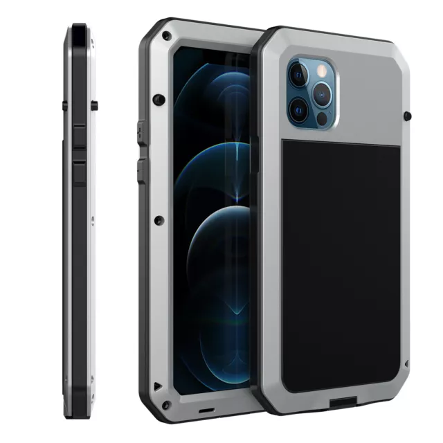 Heavy Duty Metal Armor Gorilla Case Shockproof For iPhone 15 14 13 12 11 7 8 XS