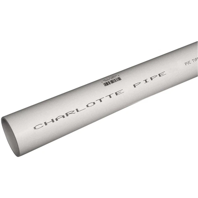 Charlotte Pipe 1/2 In. x 2 Ft. Schedule 40 PVC Pressure Pipe, Plain End Pack of