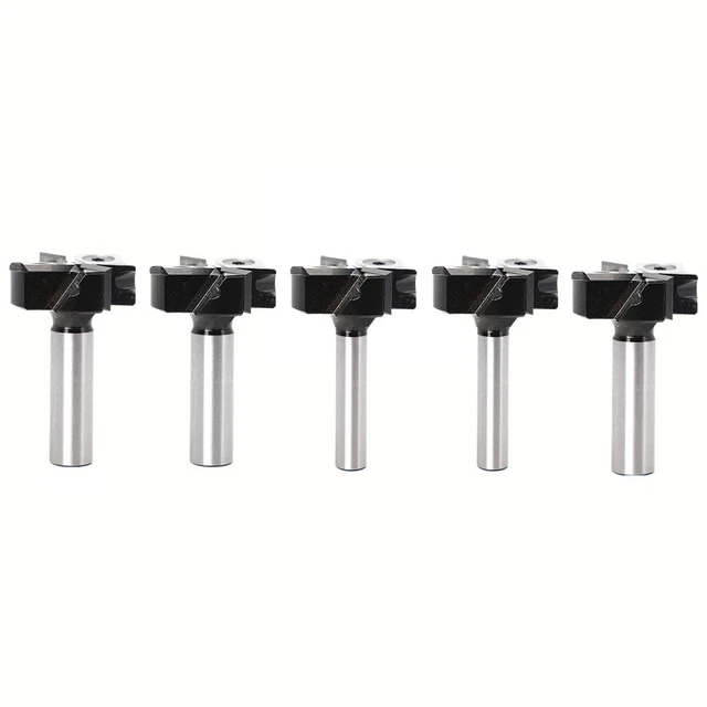 Bit de raboteuse en bois durable 2 flûtes 12 mm tige de routeur pour un travail