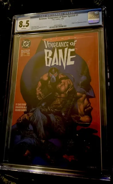BATMAN VENGEANCE of BANE # 1 DC COMICS 1993 ORIGIN & 1st APPEARANCE  CGC 8.5