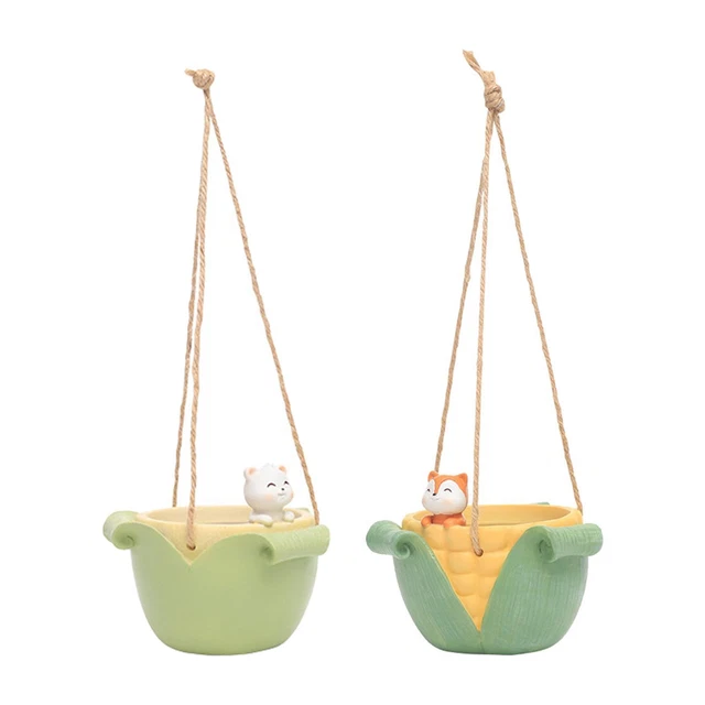 KOTARBAU Set di 2 vasi da fiori, 40 x 15 x 15 cm, colore bianco, in