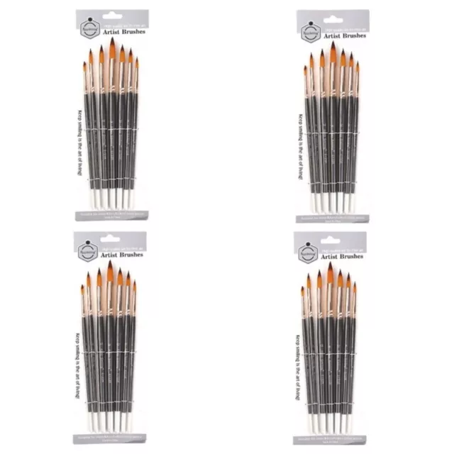 Art Paint Brushes Set for Watercolor,Acrylic,Gouache,Rock Painting, Kids Adults