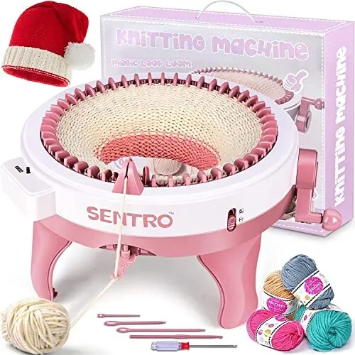 Sentro Knitting Machine 48 Needles Knitting Loom Machine with Row Counter  Smar