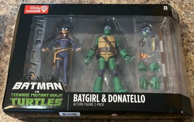 DC Collectibles Legends Batman vs TMNT Batgirl & Donatello 2 Pack Exclusive