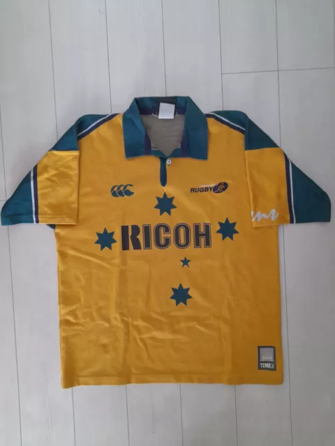 Temex 2001 Canterbury Australia  rugby Sevens jersey Size Mens XL