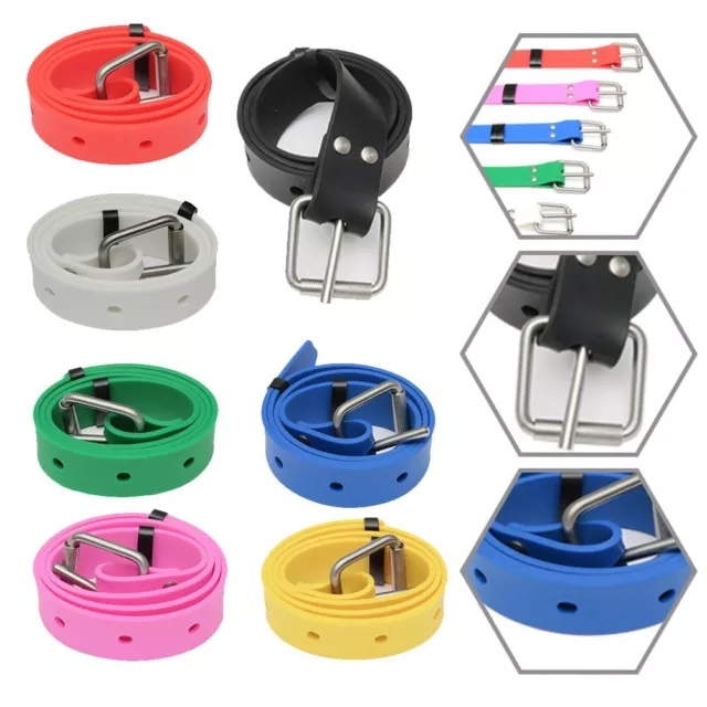 Brand New Weight Belt Diving 1 Pcs Stainless Steel Buckle Anti-slip Silicone