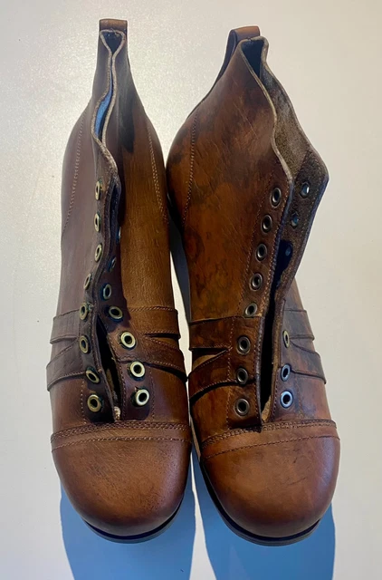 Illustration Icône de chaussure de football vintage sur le modèle de