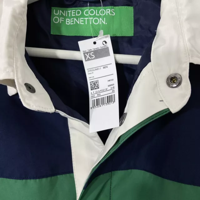 UNITED COLOURS OF Benetton puffa jacket light weight size XS BNWT green ...