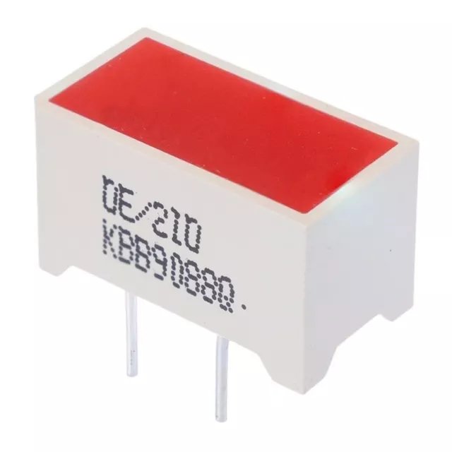 5 x Red 7.5x14mm LED Light Bar DE/2ID