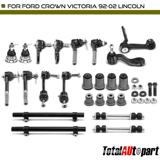 20x Stabilizer Bar End Link & Tie Rod End w/ Ball Joint for Lincoln Ford Front