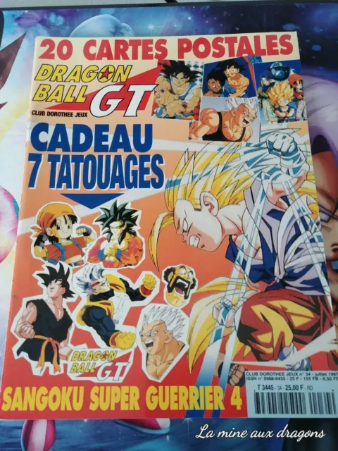 Complet Club dorothee jeux 34 magazine Dragon Ball Jeux de cartes Manga