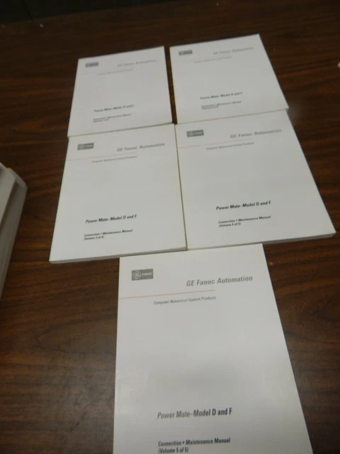 GE Fanuc Power Mate D F Maintenance Manual Vol 1-5