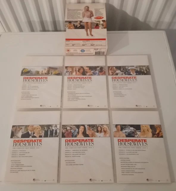 DESPERATE HOUSEWIVES - Series 1 - Complete Box Set 24 Episodes 6 Discs ...