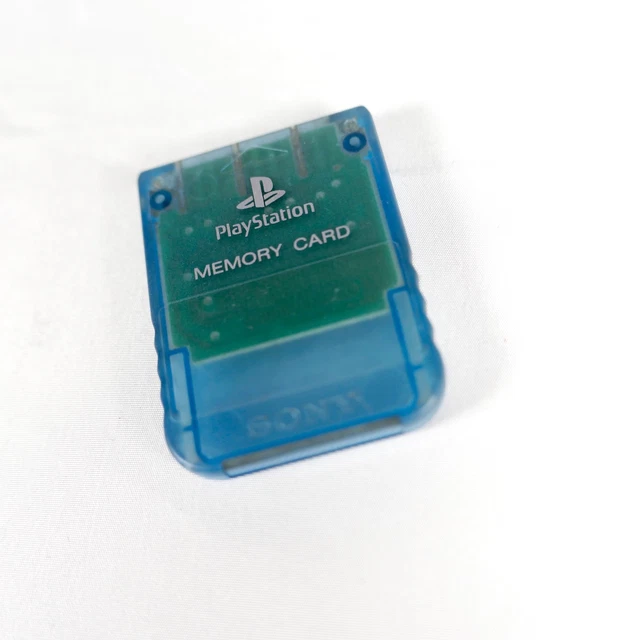 Carte Mémoire Officielle Sony Pour PlayStation 1 (PS1) - SCPH-1020, Transparente Rouge