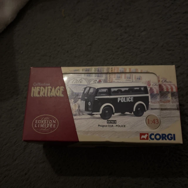 Peugeot D3A Poste Rurale - Corgi - Miniature à Monter Avec Accessoires