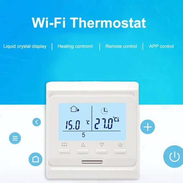 Digital Programmable Room Gas Boiler Thermostat Heating Temperature C2R9