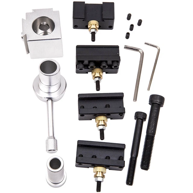 Universal Tooling Package Quick Change Tool Post Holder Kit