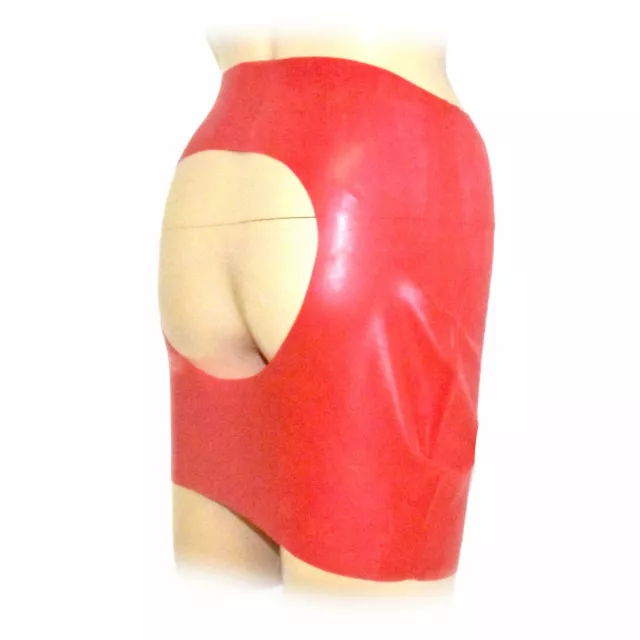 Latex Female short Skirt Extra Hot - Back Open SIZE S (3623)