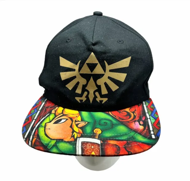RARE THE Legend of Zelda Windwaker Snapback Cap Hat Youth Nintendo ...